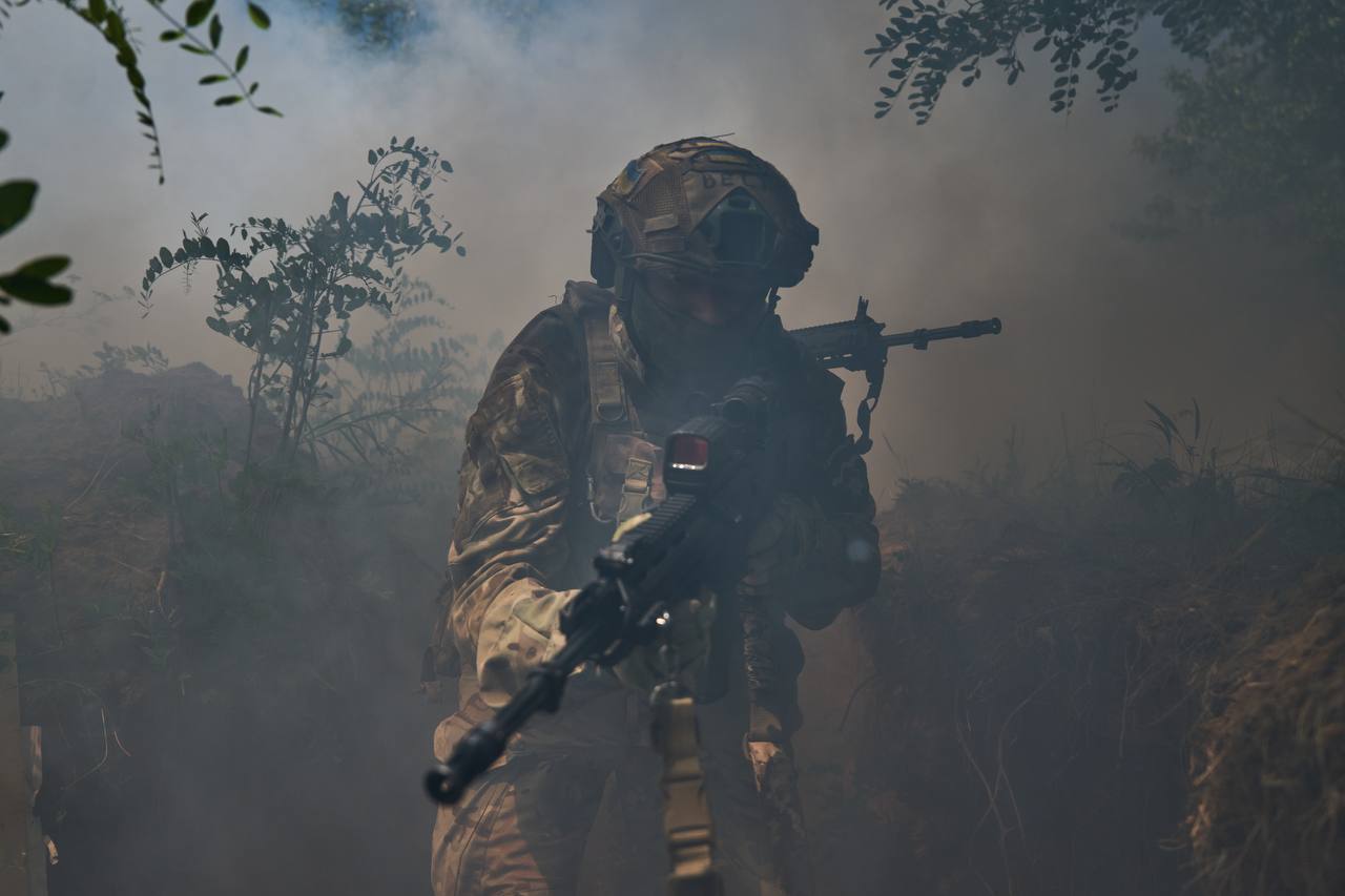 Військовослужбовець у спорядженні